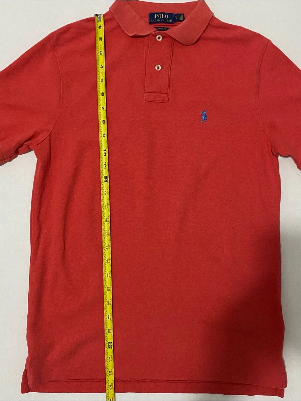 Polo by Ralph Lauren Red Men's Classic Mesh Polo Shirt Size S Classic Fit